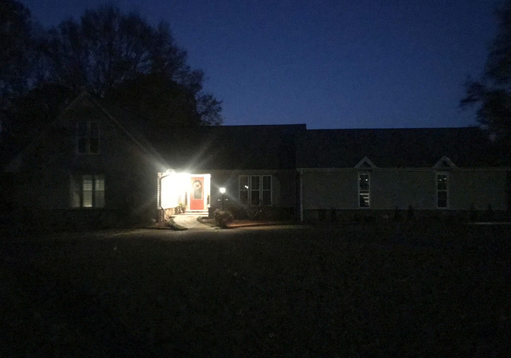 Outdoor home lighting BEFORE